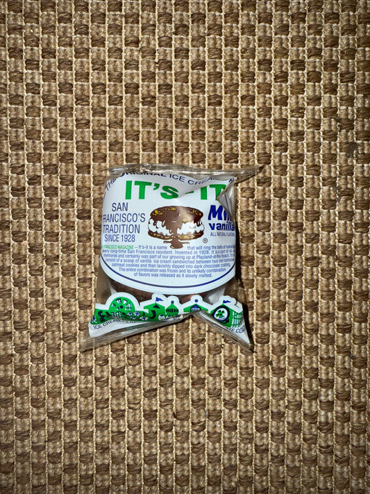 It's-It Mini ice cream sandwich