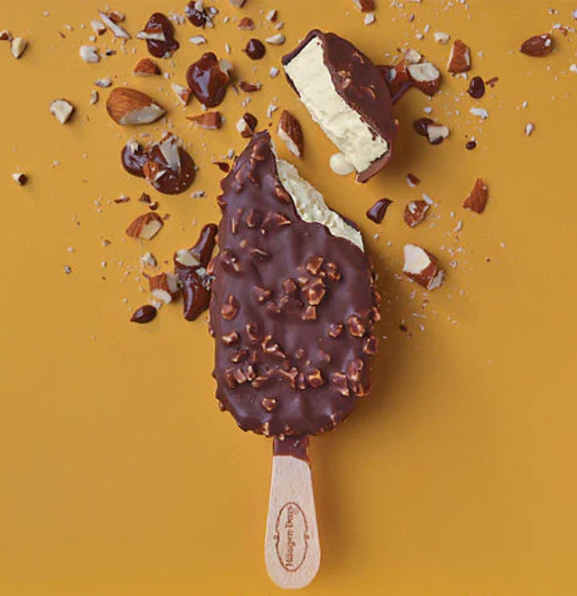 Haagen-Dazs Vanilla Milk Chocolate Almond Ice Cream Bars